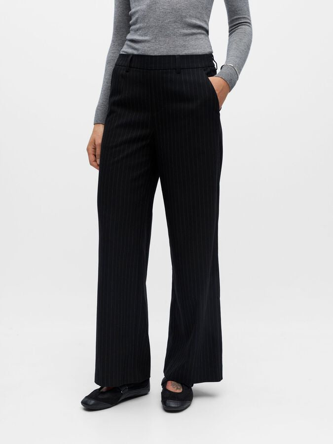 Object Lisa Wide Pants Black/Grey
