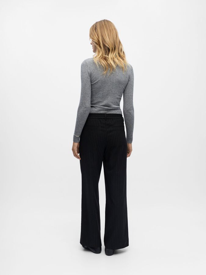 Object Lisa Wide Pants Black/Grey