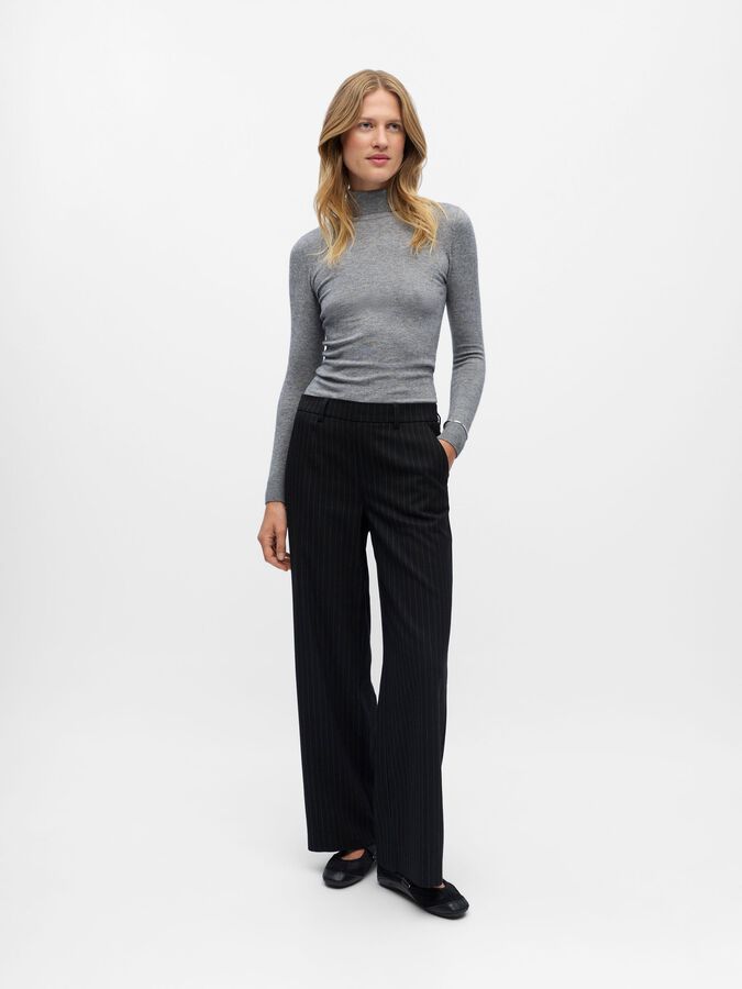 Object Lisa Wide Pants Black/Grey