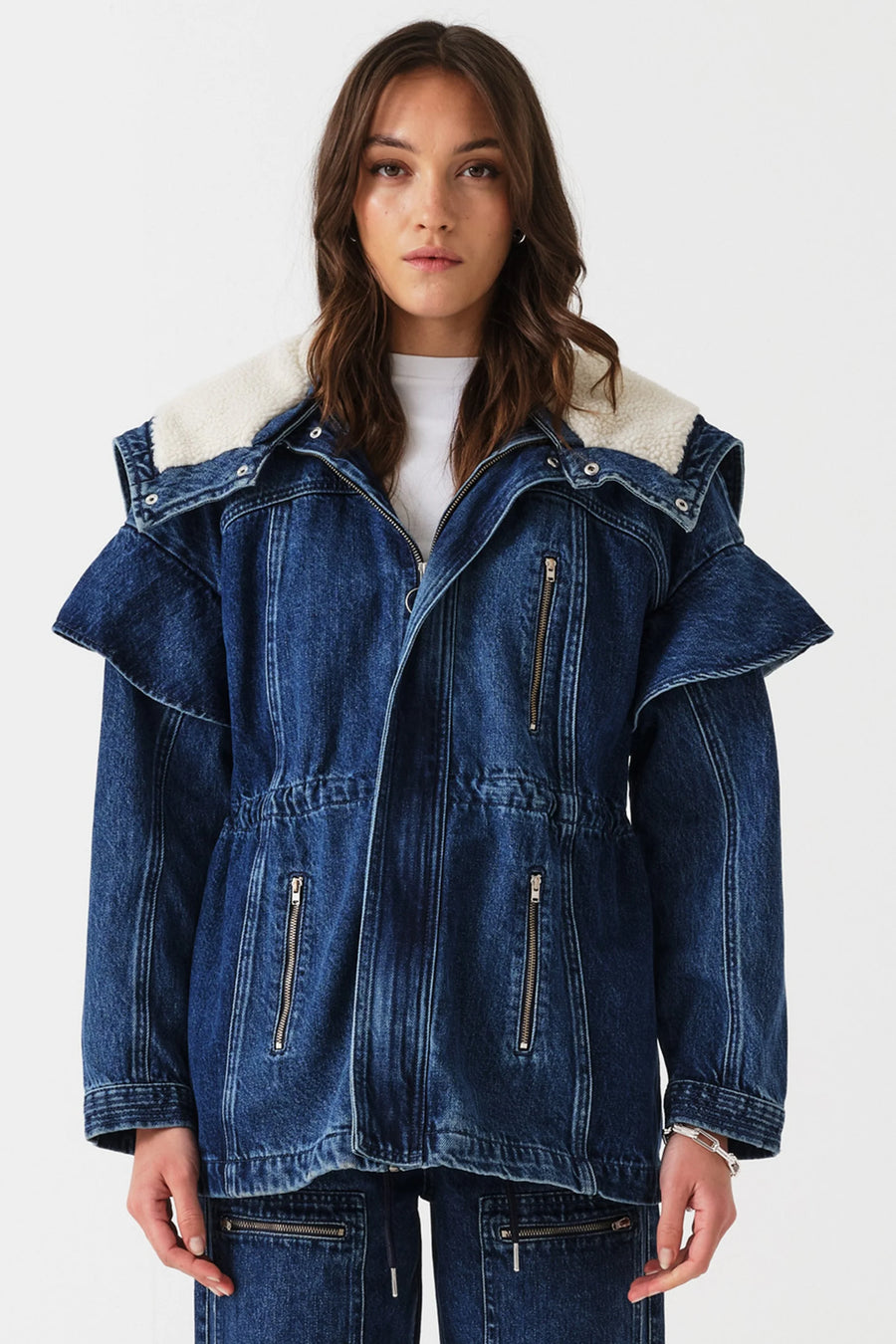 Seventy & Mochi Finn Jacket Phoenix Two Tone Indigo