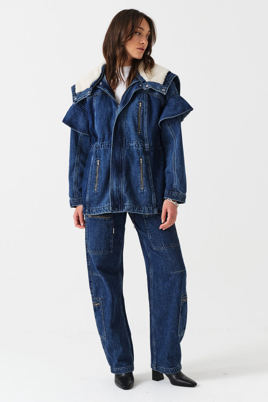 Seventy & Mochi Finn Jacket Phoenix Two Tone Indigo