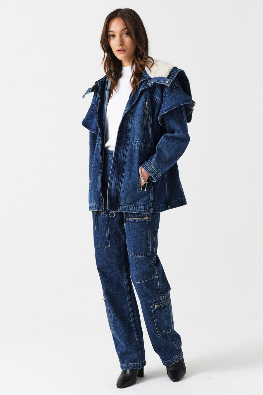 Seventy & Mochi Finn Jacket Phoenix Two Tone Indigo