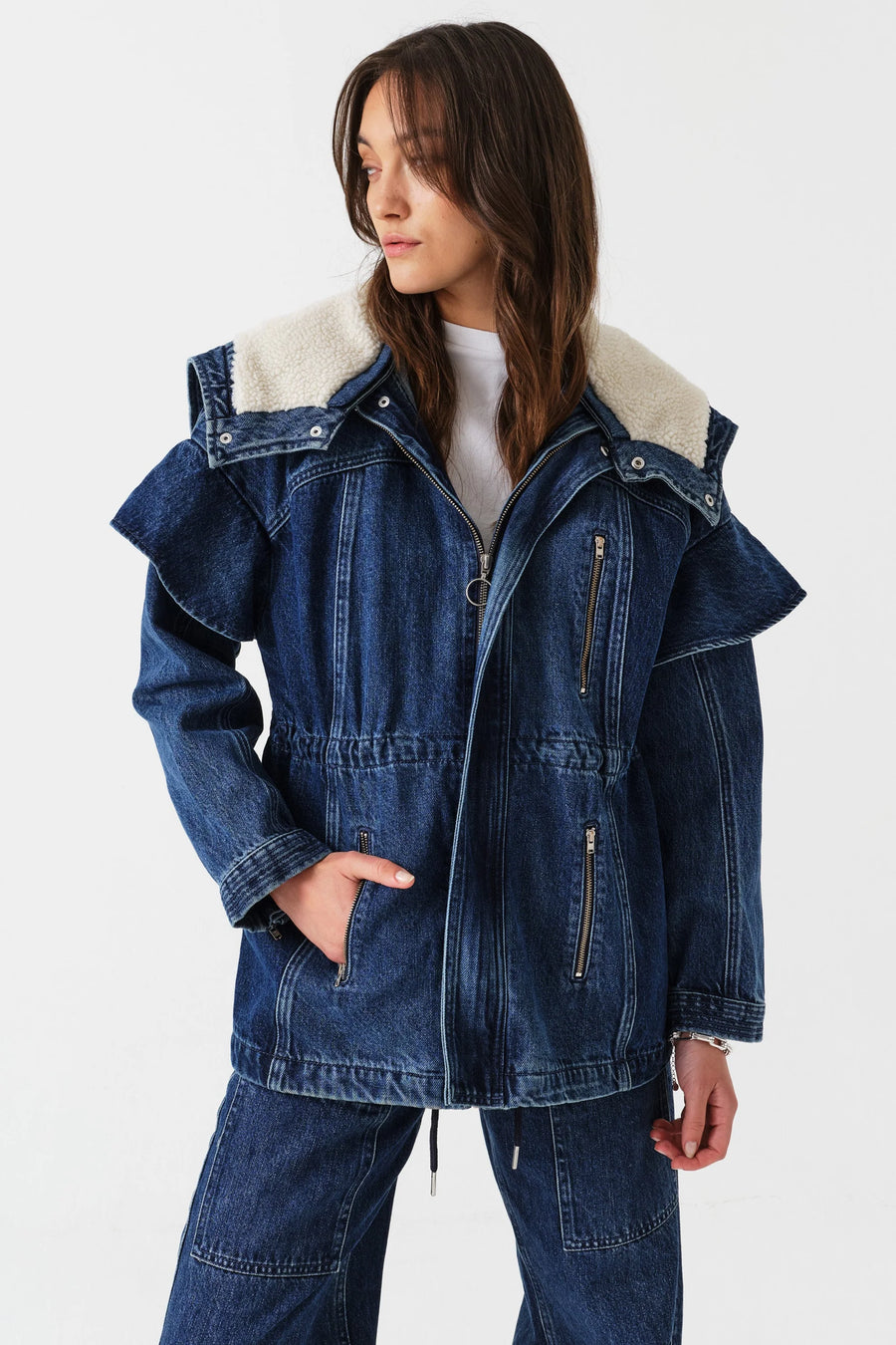 Seventy & Mochi Finn Jacket Phoenix Two Tone Indigo