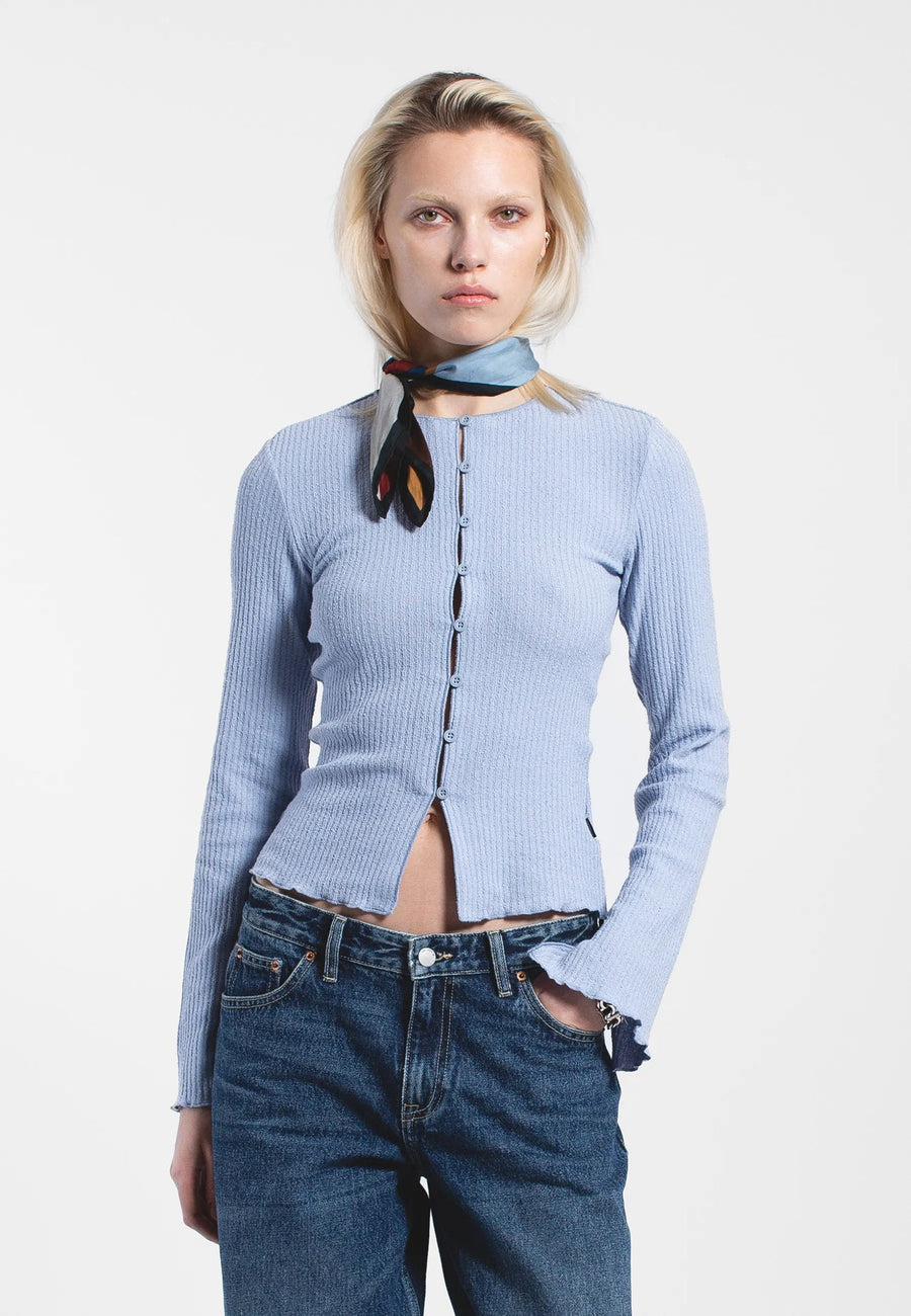 Dr Denim Erica Top Zen Blue