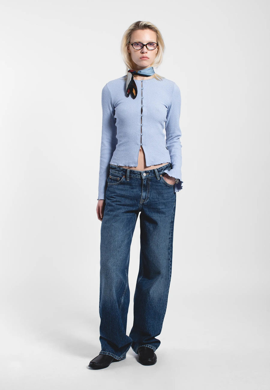 Dr Denim Erica Top Zen Blue