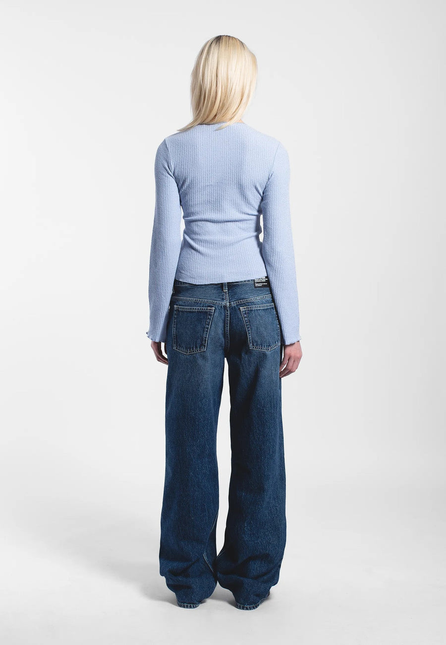Dr Denim Erica Top Zen Blue