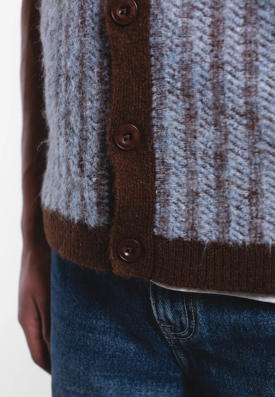 Dr Denim Bobby Vest Zen Blue Twine