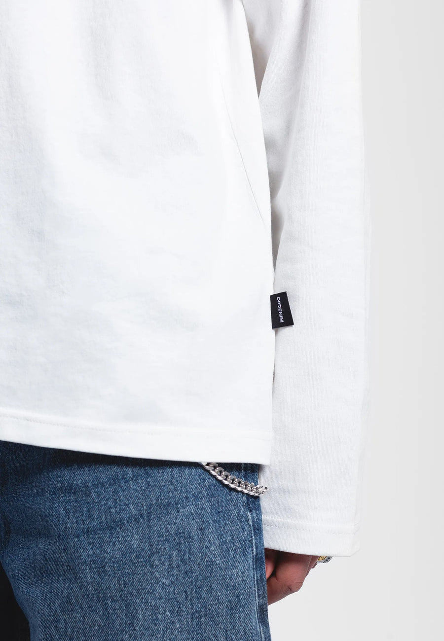 Dr Denim Caiden Long Sleeve Off White Taco