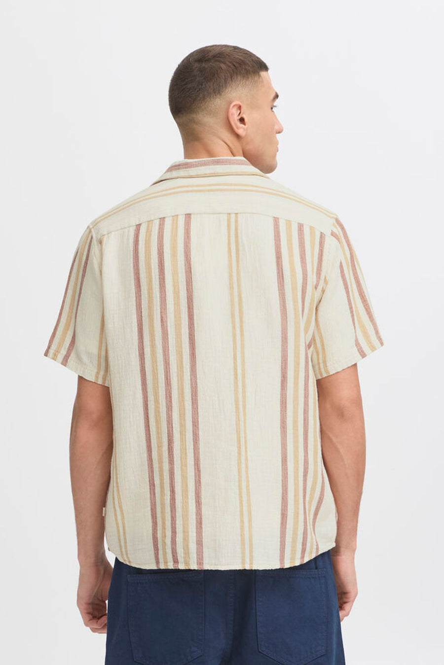 Solid Isai Cotton Cheesecloth Shirt