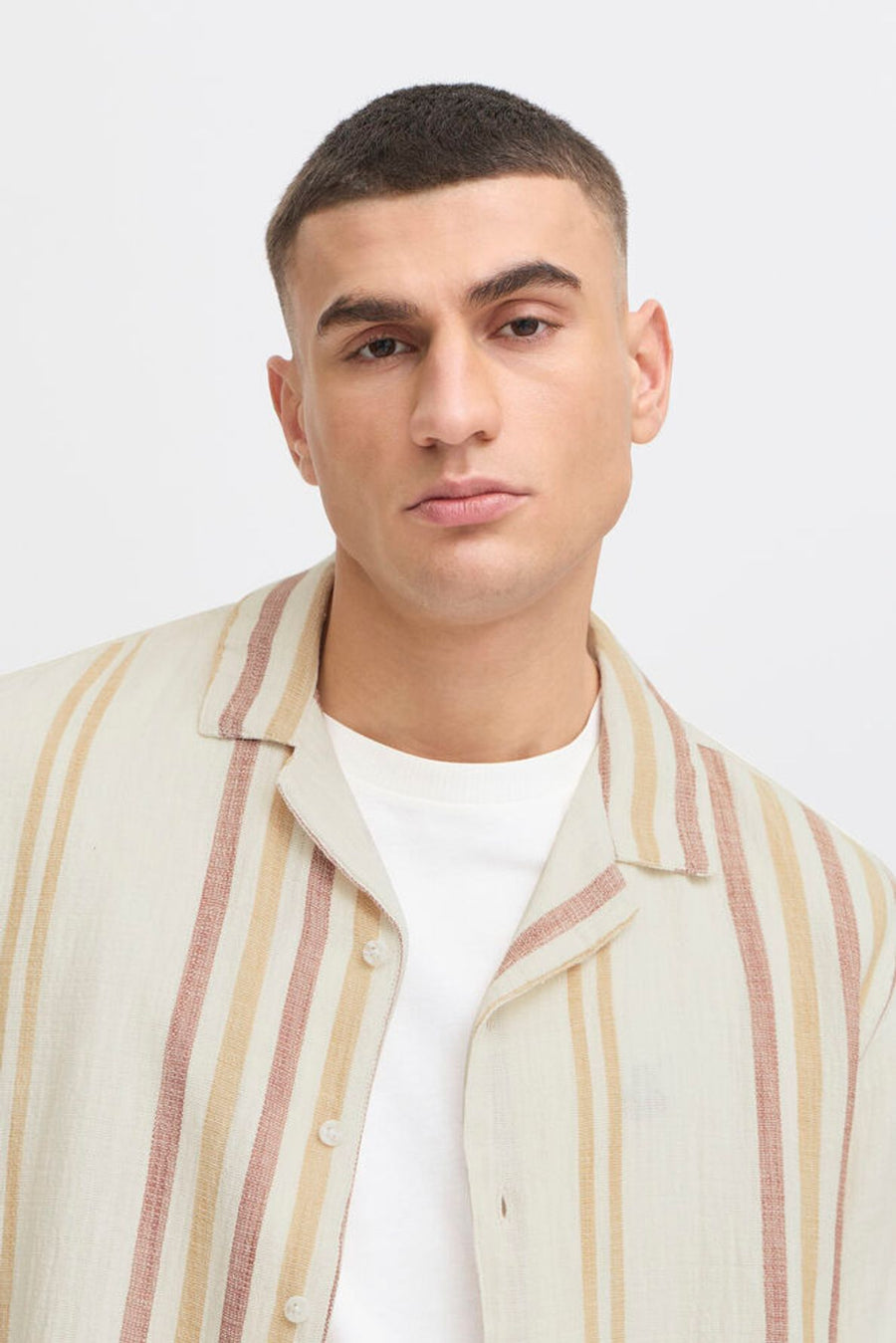 Solid Isai Cotton Cheesecloth Shirt