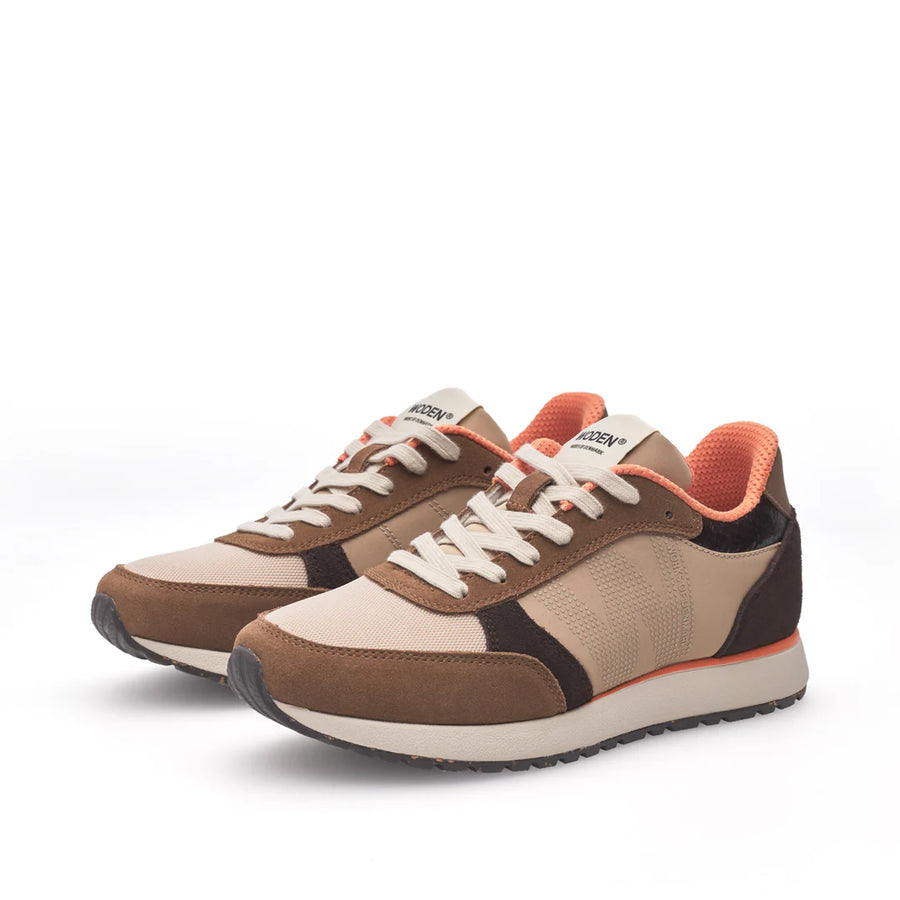 Woden Ronja Trainers Coffee Cream Multi
