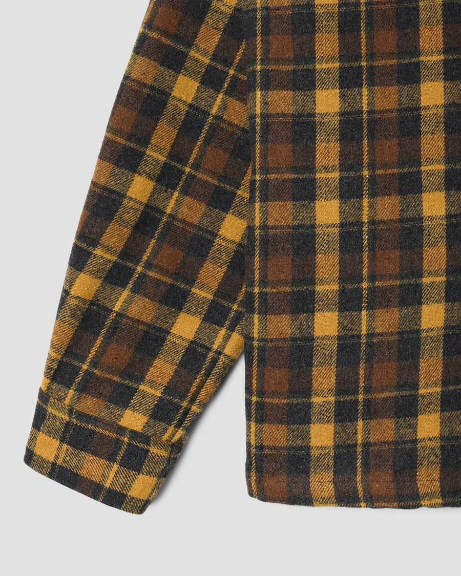 Stan Ray Zip Shirt Jacket Acorn Plaid Coat