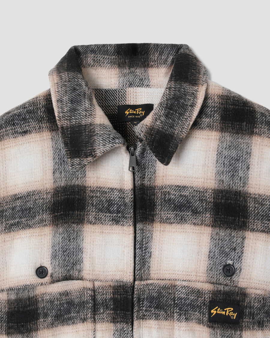 Stan Ray Mackinaw Jacket Black White Check