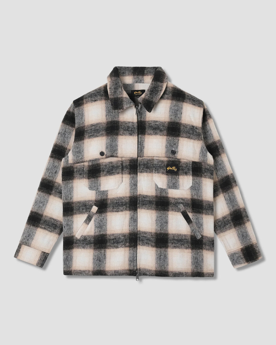Stan Ray Mackinaw Jacket Black White Check