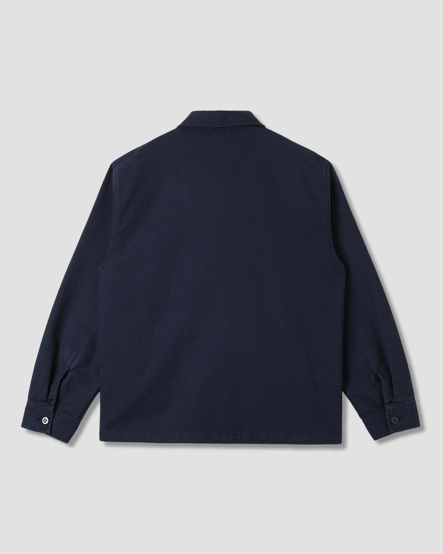 Stan Ray Zip Shirt Navy Bedford