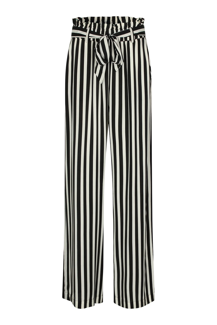 Lollys Laundry Vicky Trousers Black White Stripe