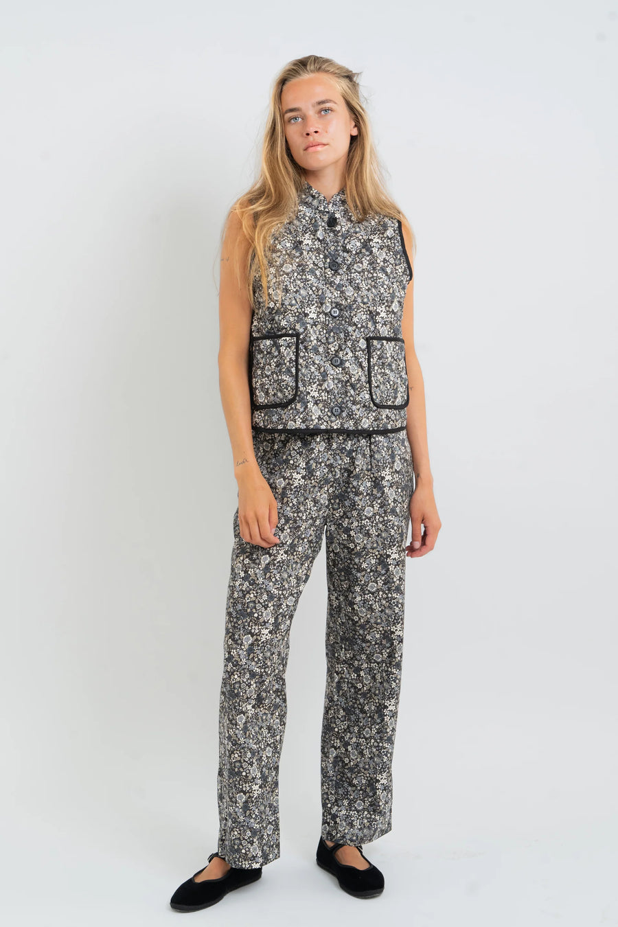 Lollys Laundry Bill Floral Cotton Trousers