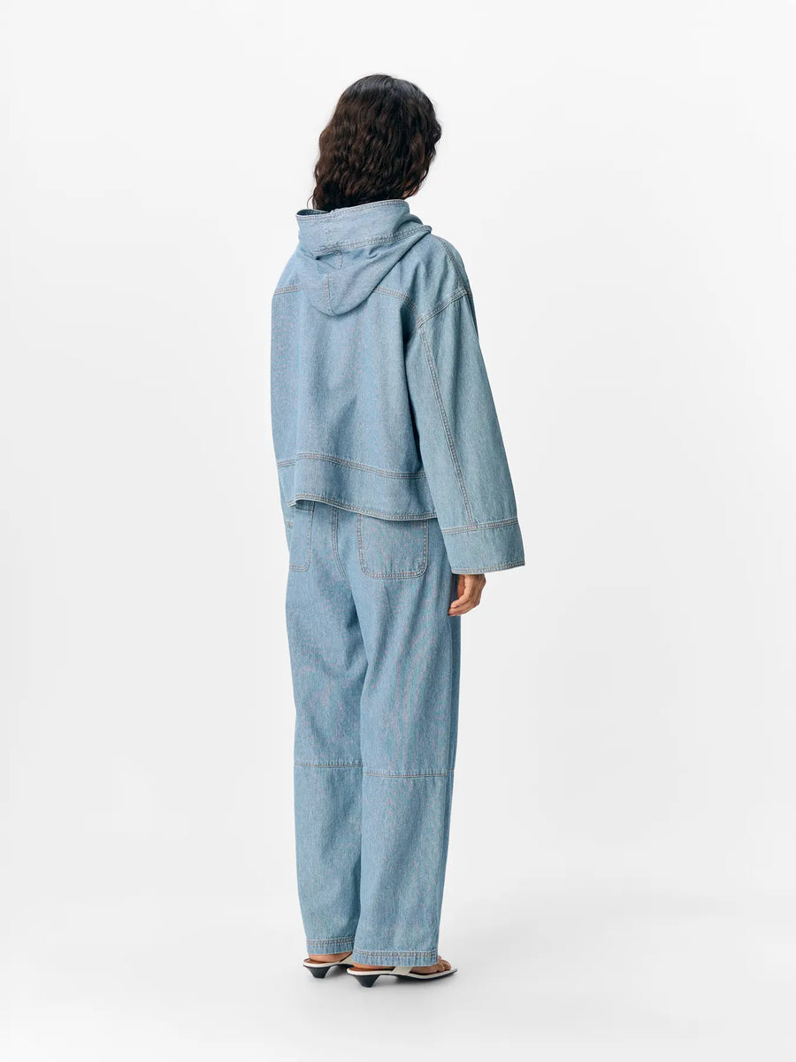 Object Raly Denim Hoody Style Jacket