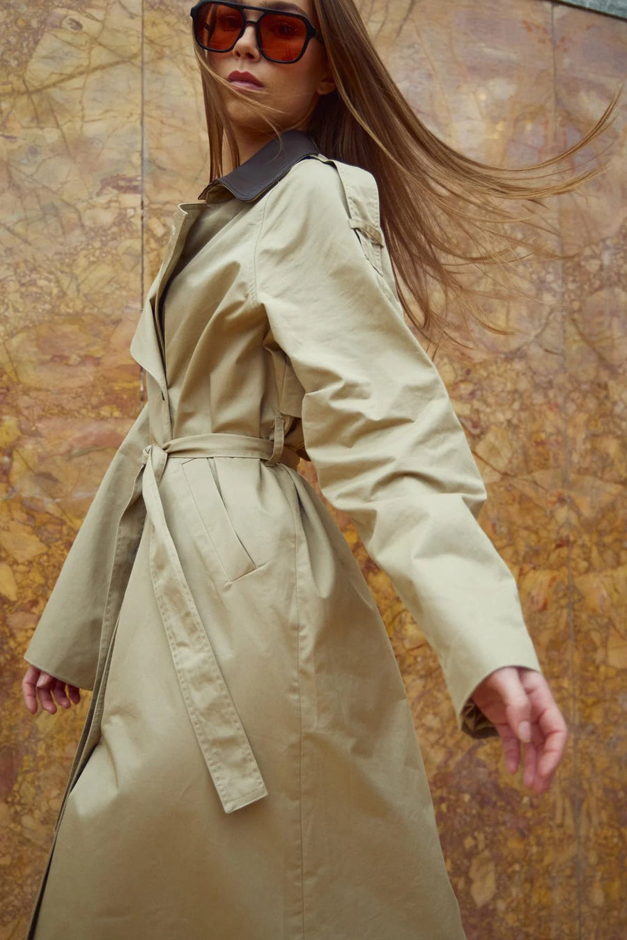 Noella Leone Trench Coat Beige