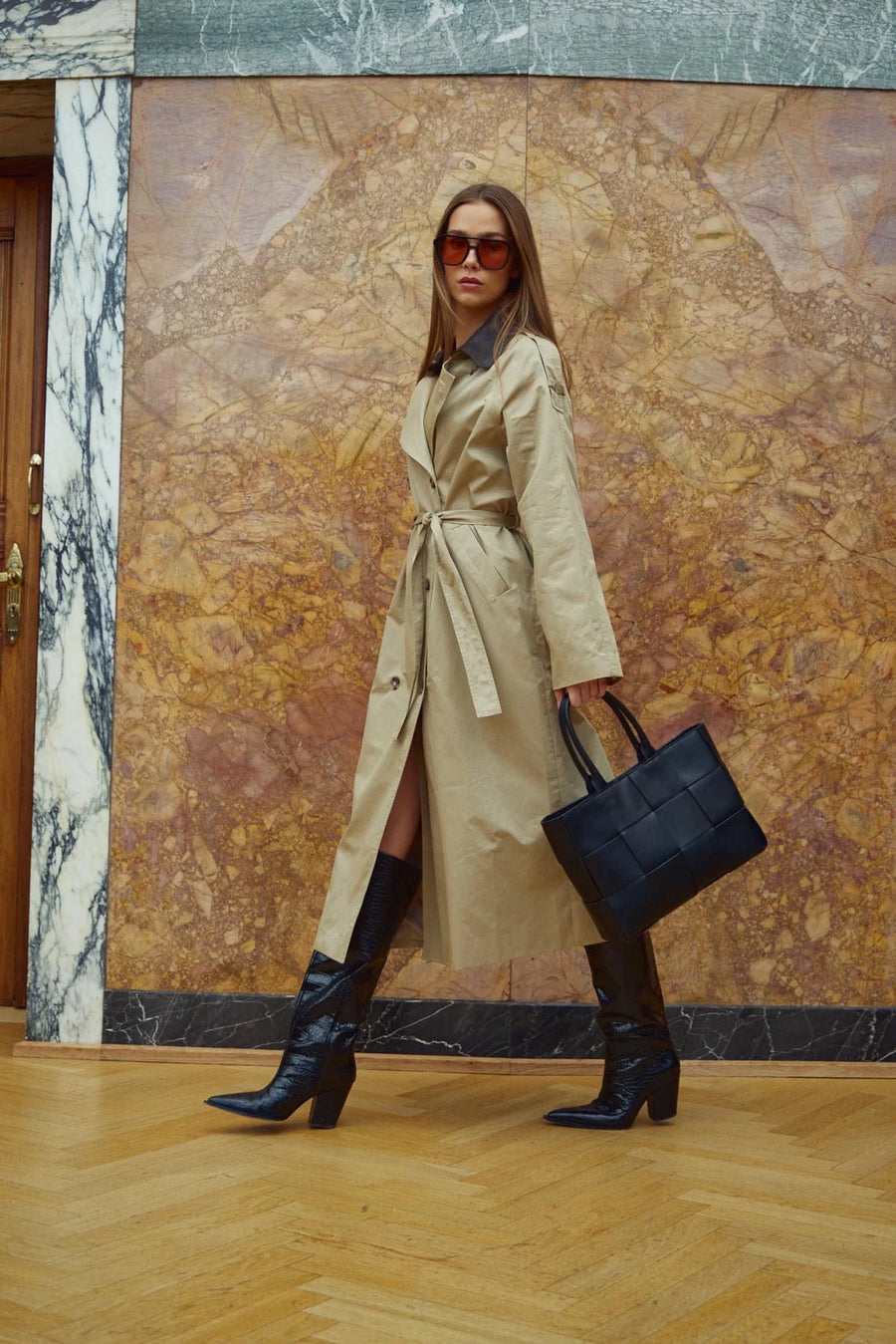 Noella Leone Trench Coat Beige