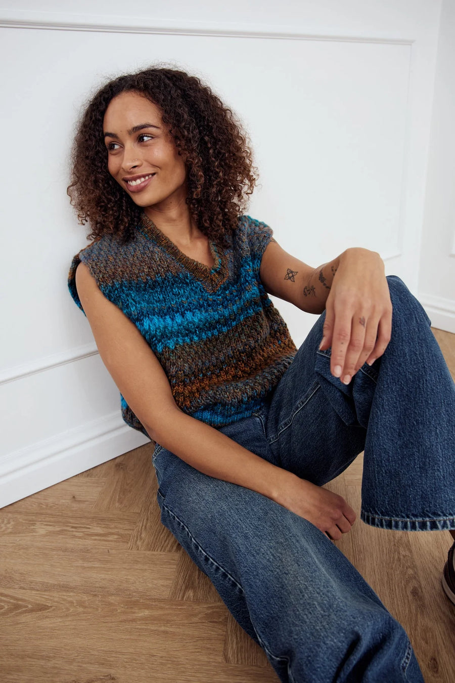 Noella Gio Knit Vest Sleeveless Jumper