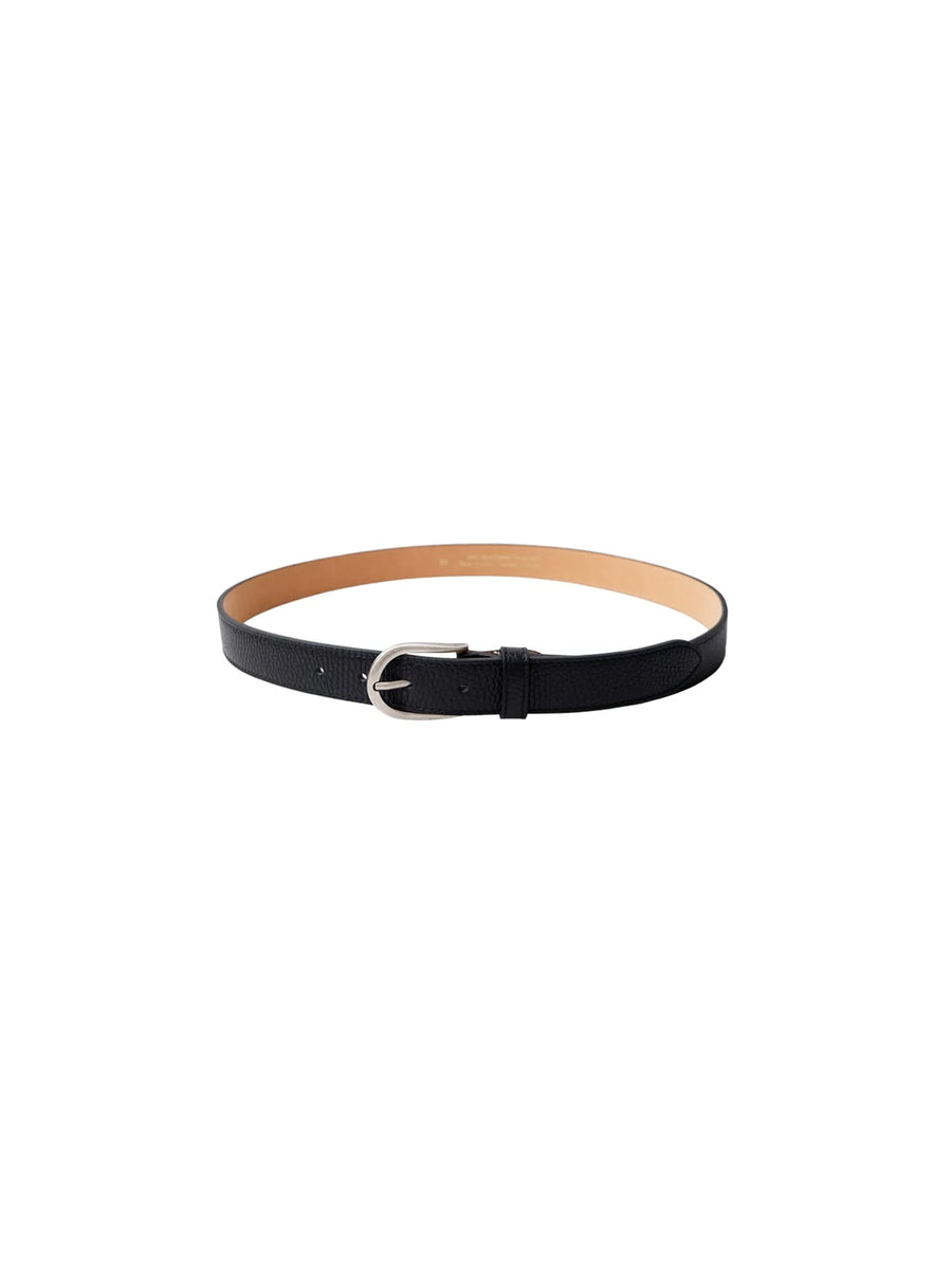 Black Colour Iris Black Belt Leather