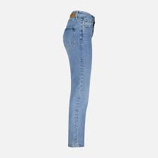 Red Button Tara Straight Leg Jeans Light Stone Used High Rise