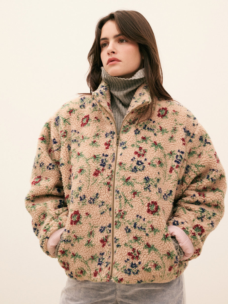 Hod Paris Floral Patterned Fleece