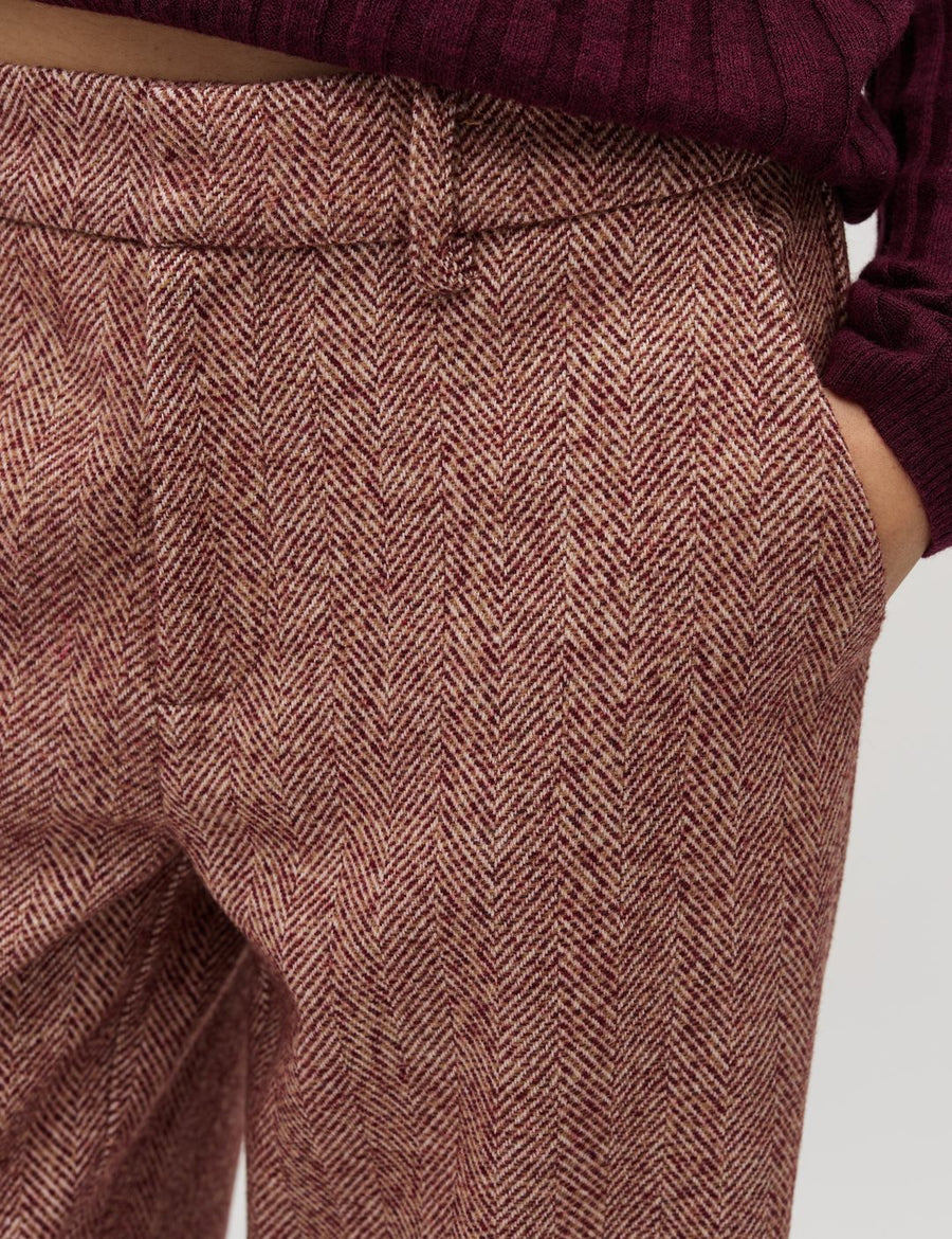 MbyM Haroline Tarrina Trousers Fig Melange