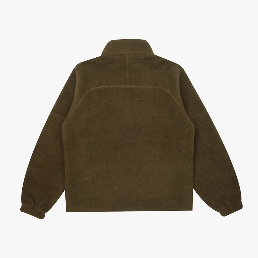 Parlez Ascend Fleece Coat Jacket Moss Green