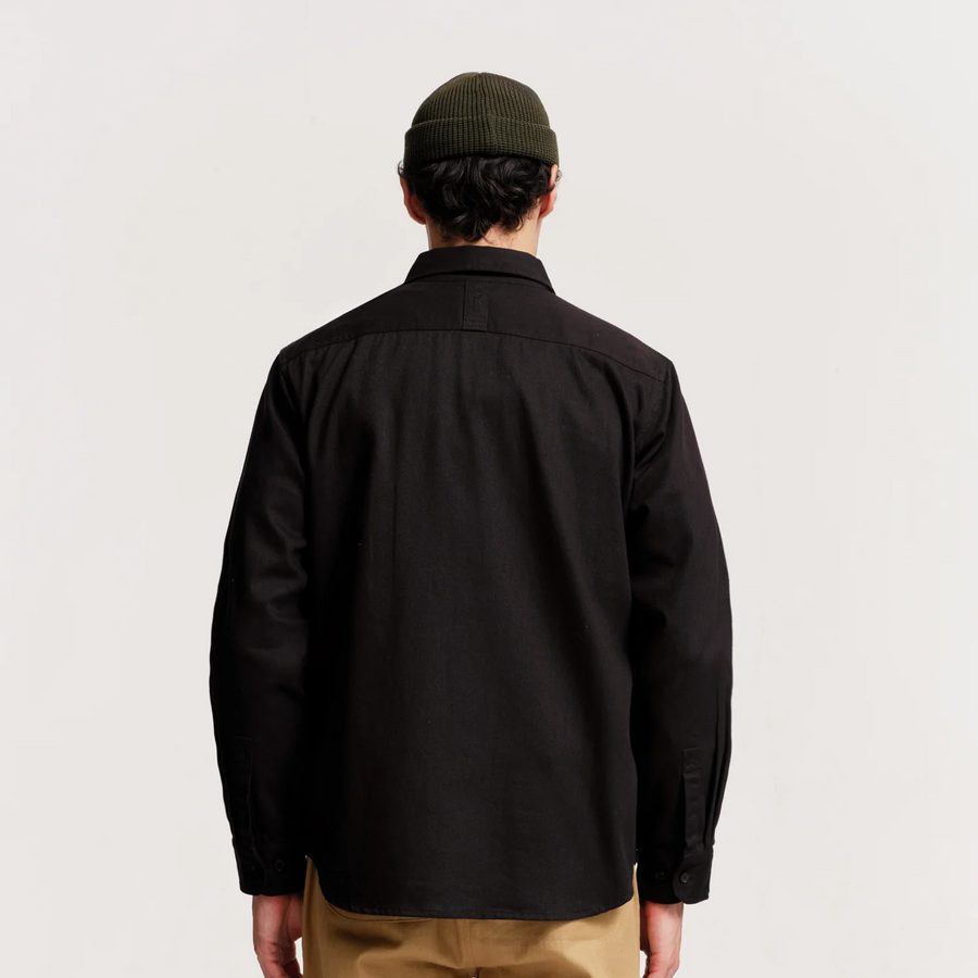 Parlez Task Shirt Black Cotton