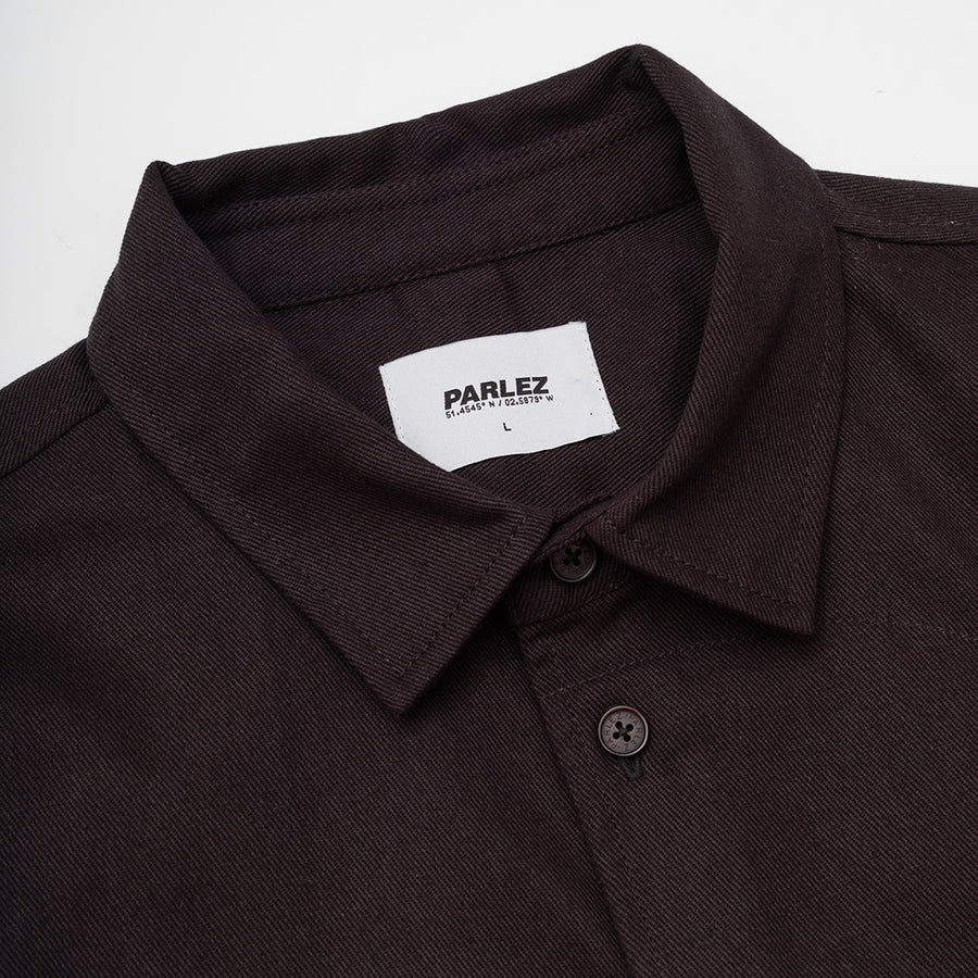 Parlez Task Shirt Black Cotton