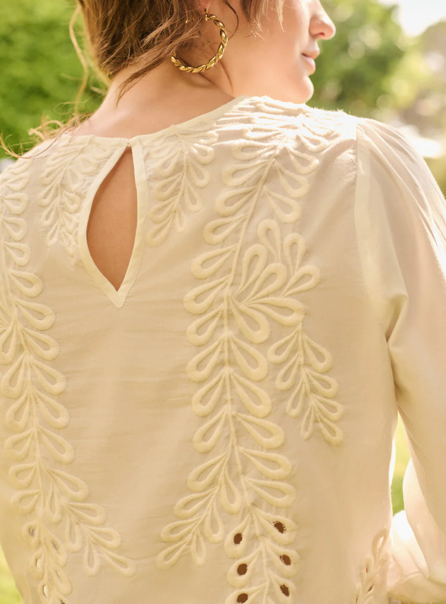 Petite Mendigote Taylor Blouse Ecru