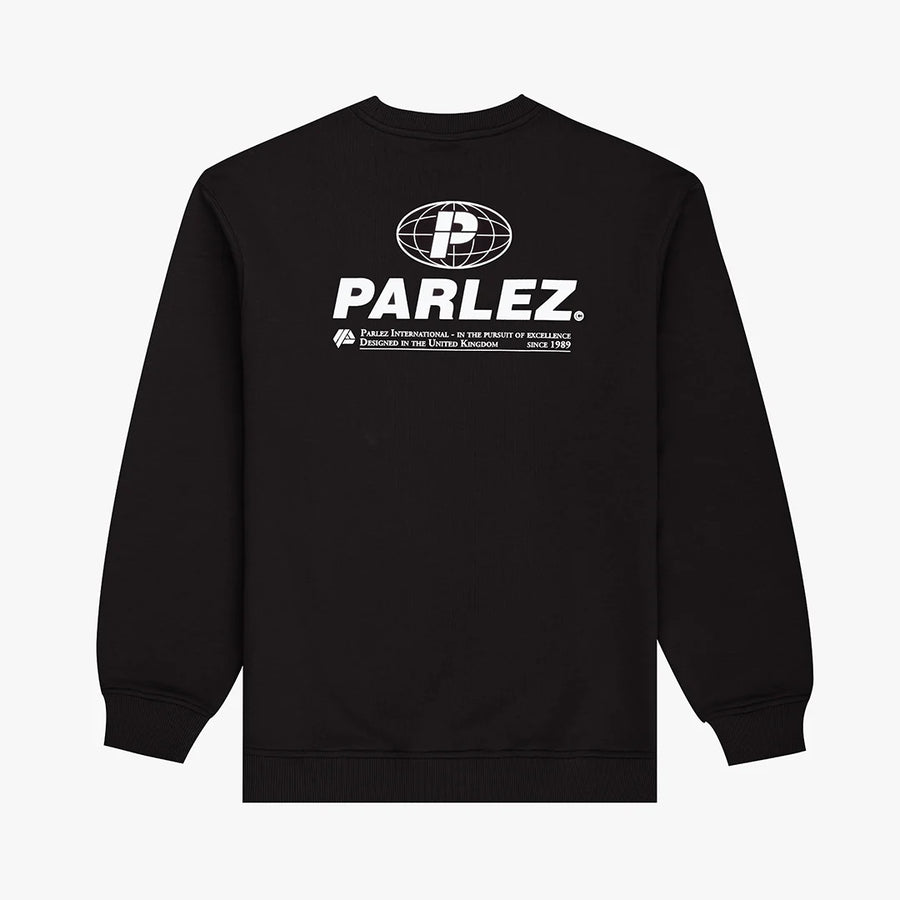 Parlez Excel Brushed Cotton Sweatshirt Black