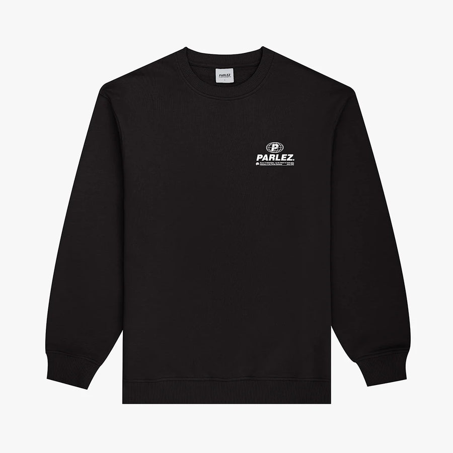 Parlez Excel Brushed Cotton Sweatshirt Black