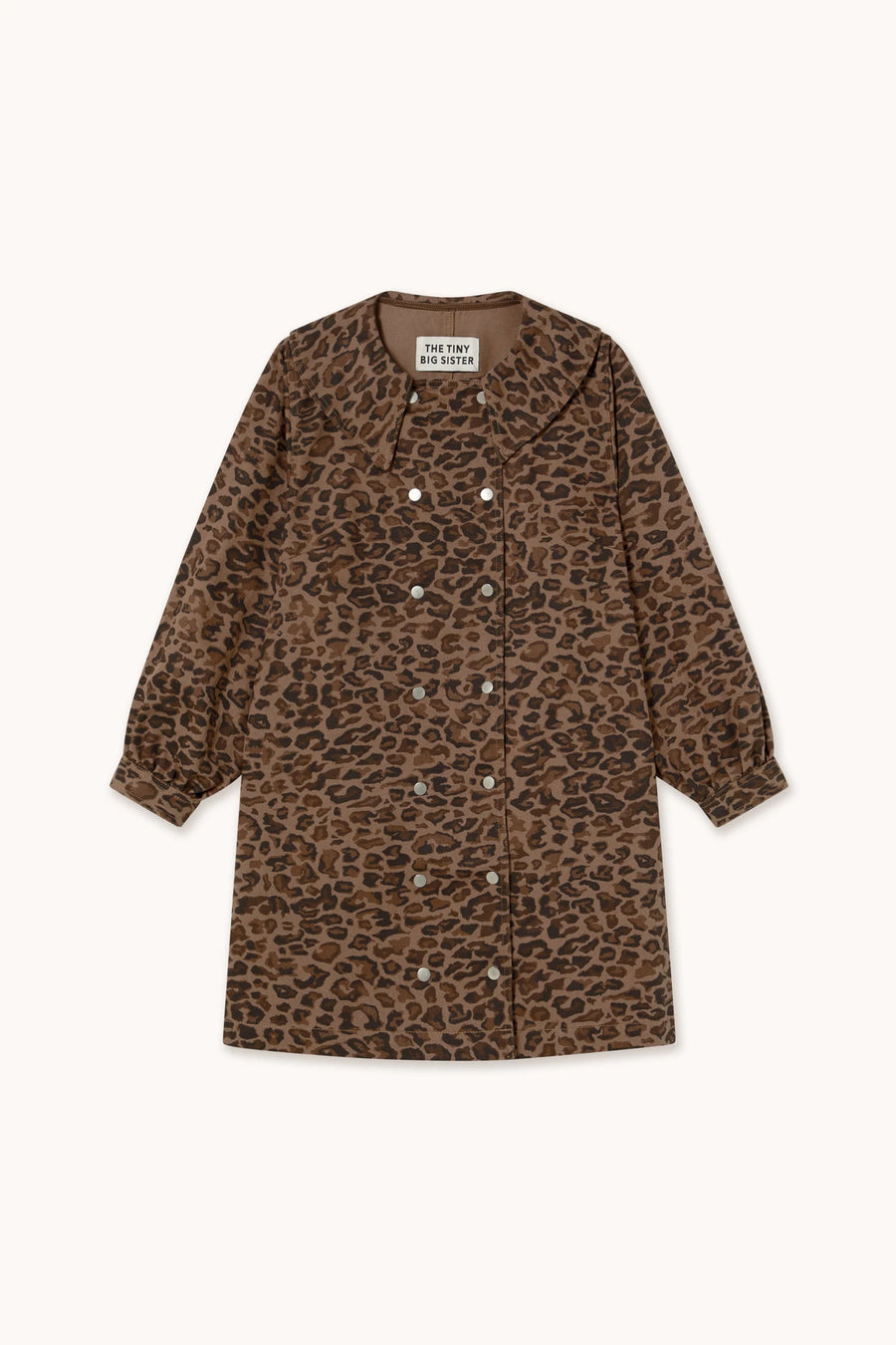 The Tiny Big Sister Berta Animal Print Dress Denim