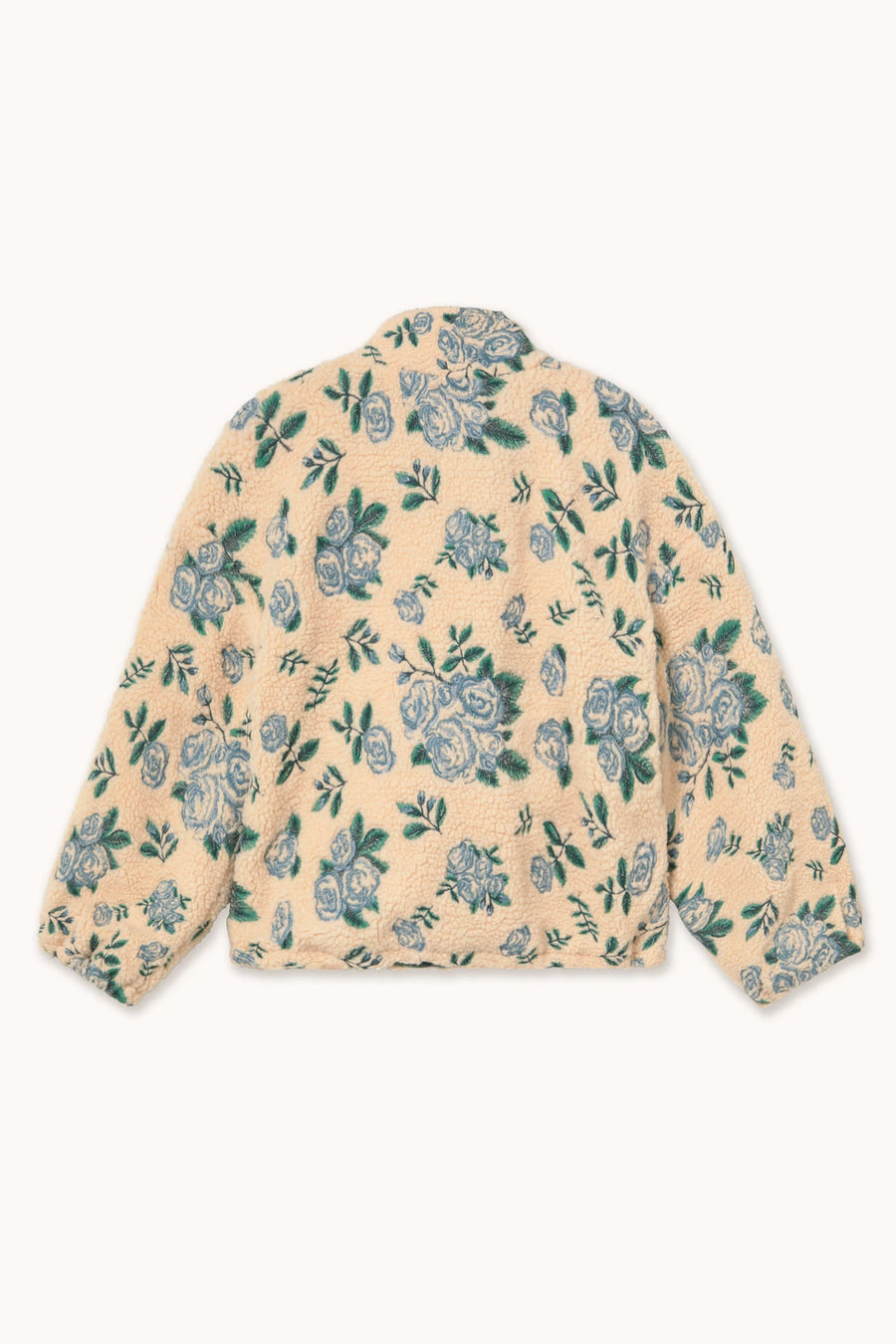 The Tiny Big Sister Roses Sherpa Jacket