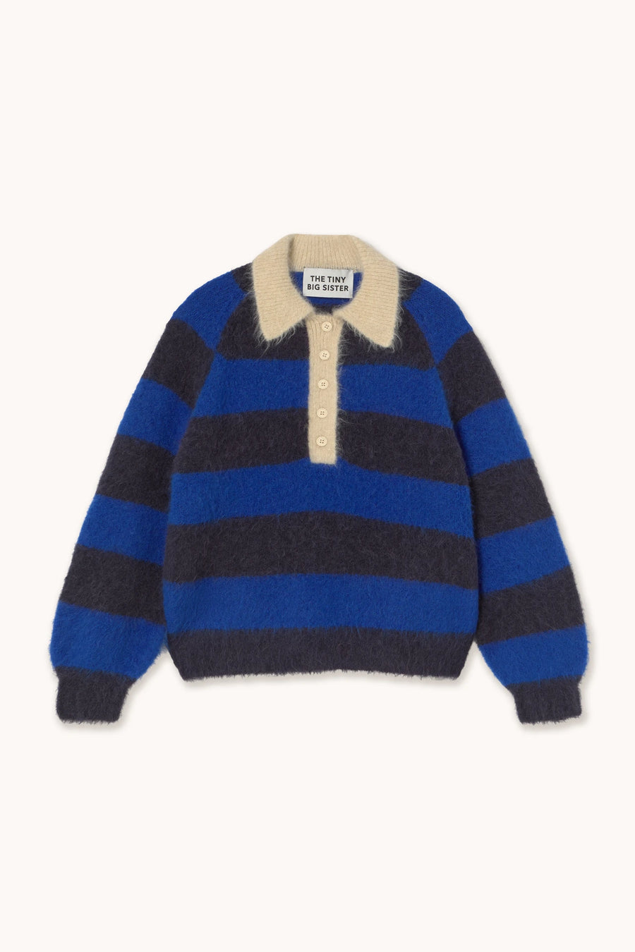 The Tiny Big Sister Frank Striped Polo Knit