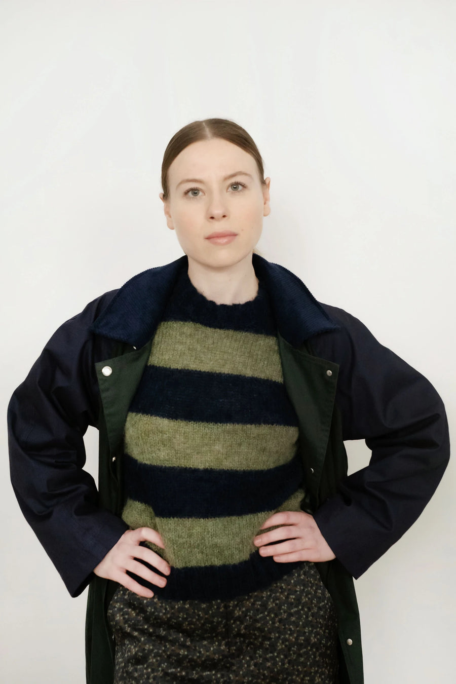 The Tiny Big Sister Oversize Stripe Sweater