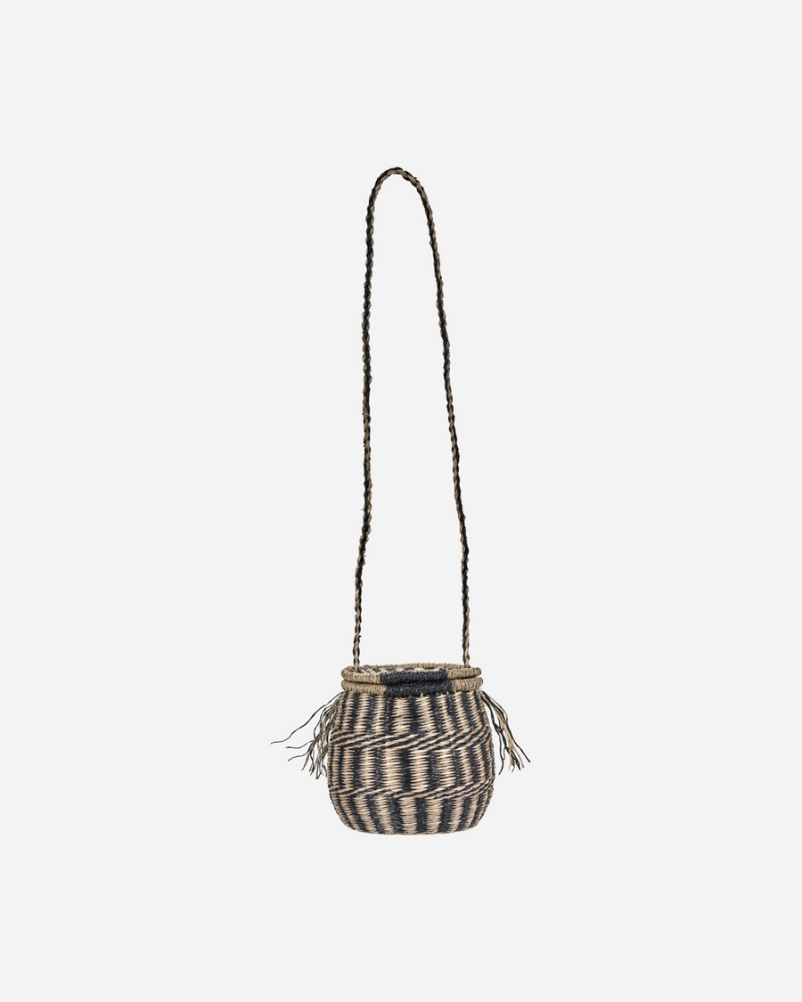 House Doctor Isa Storage Basket Black Nature