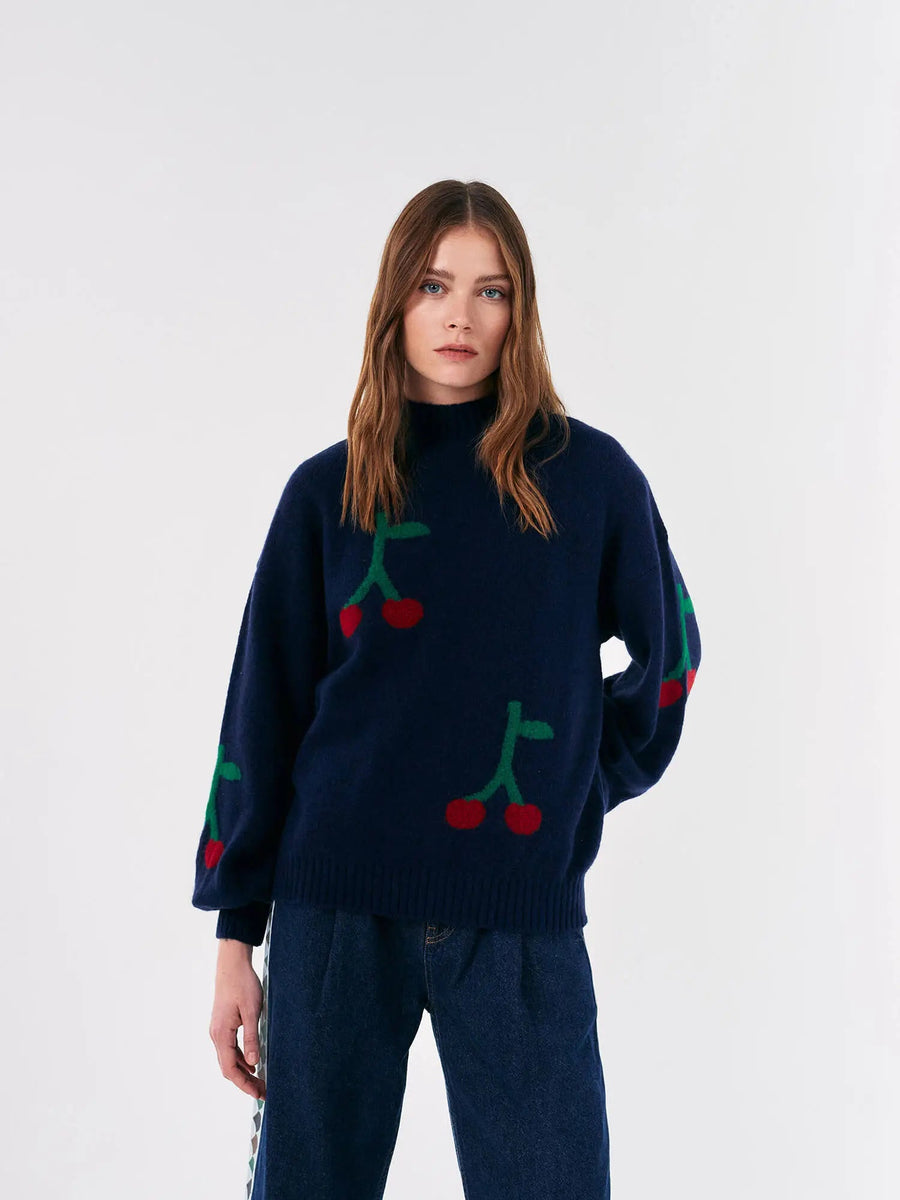 Bobo Choses Cherry Jumper Knit Pullover