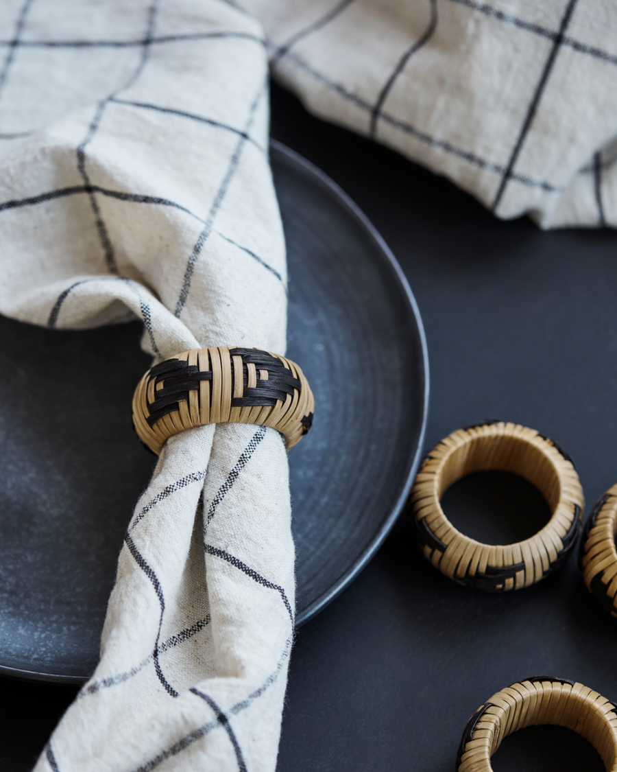 House Doctor Nature Napkin Rings Set Of Four
