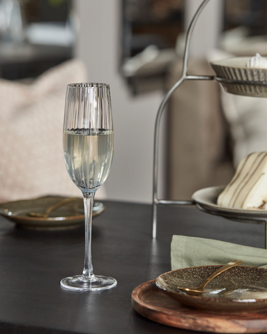 House Doctor Rill Champagne Glass