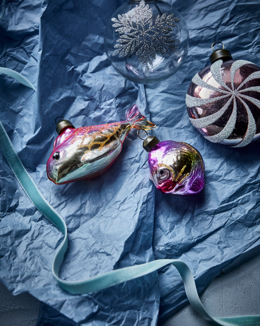 House Doctor Christmas Decoration Golden Pink