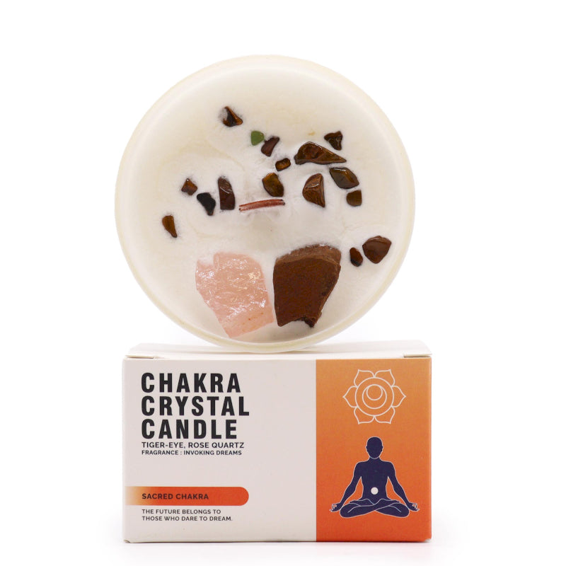 Chakra Crystal Candle Sacred Chakra