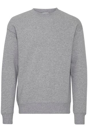 Solid Lenz Crew Sweatshirt Grey Sweater