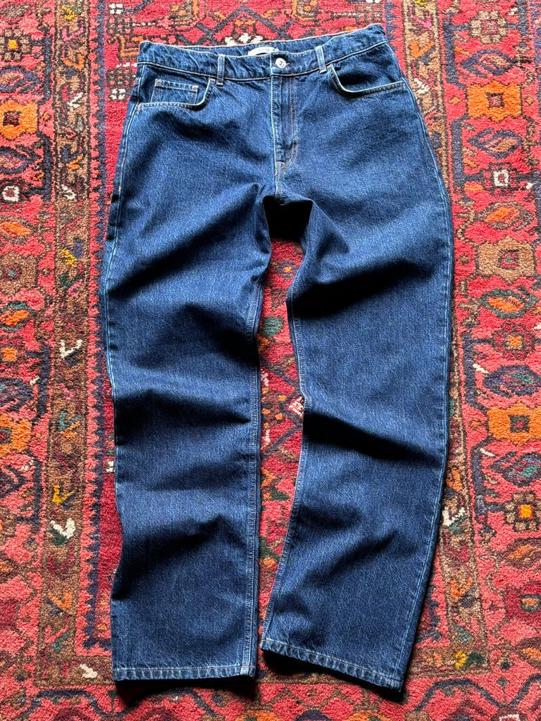 Walter Denim Dead Straight Jeans Dark Wash