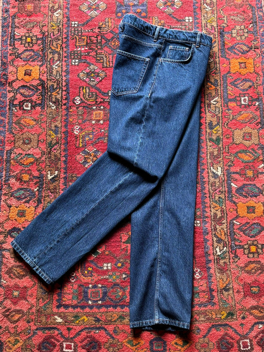 Walter Denim Dead Straight Jeans Dark Wash