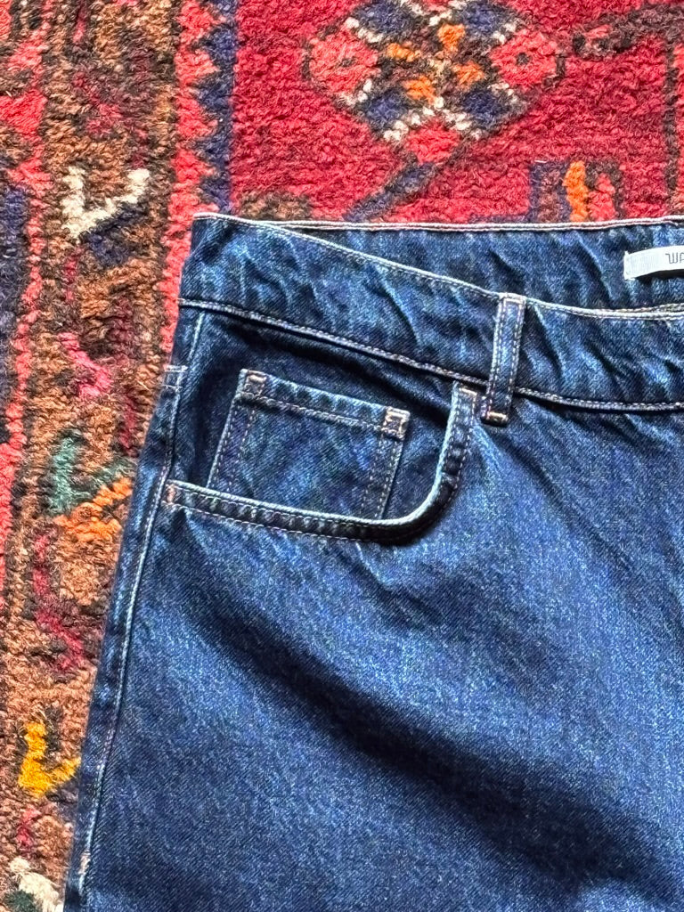 Walter Denim Dead Straight Jeans Dark Wash