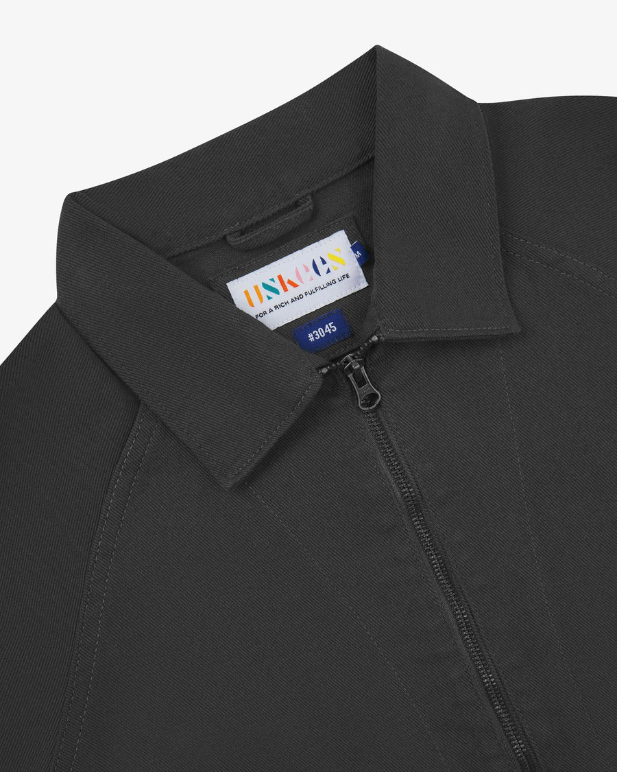 Uskees Drill Field Jacket Charcoal Grey